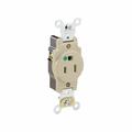 Leviton Electrical Receptacles 515R Hg Singl Recep Hg Iv 8210-I